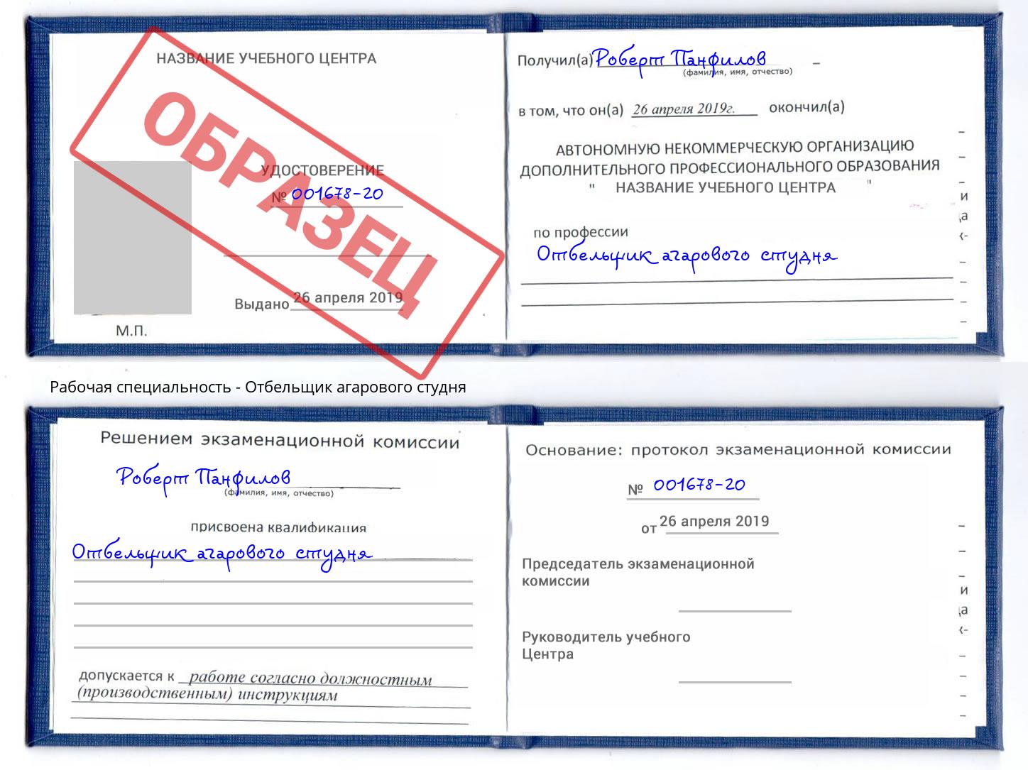 Отбельщик агарового студня Искитим